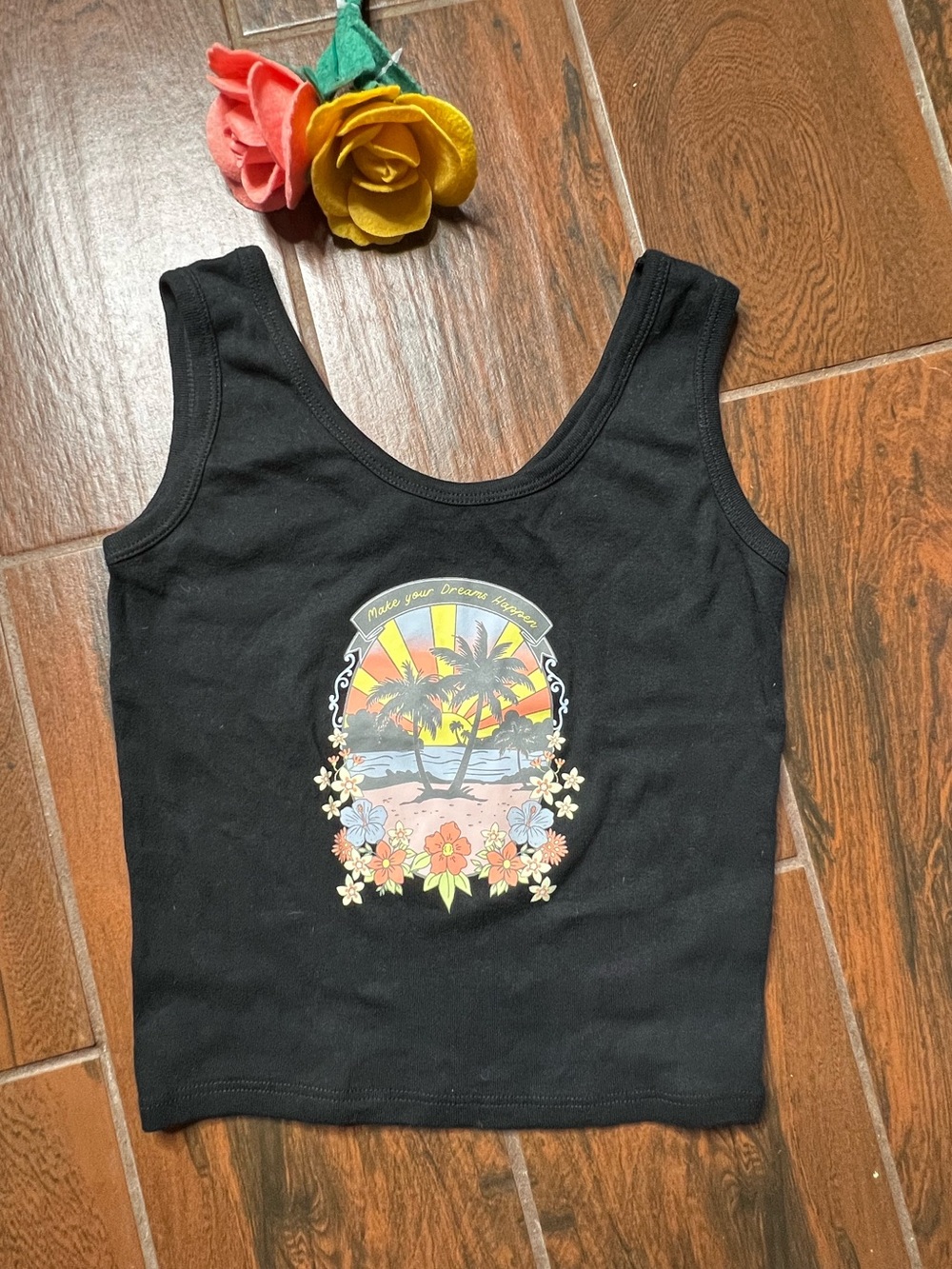 Obsessive Love Beach Make Your Dreams Happen Tank Top - Picture 2 of 5